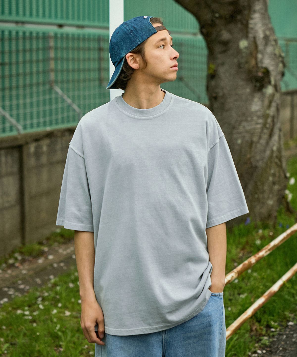 미니멀프로젝트(MINIMALPROJECT) 로버스트 헤비 오버핏 피그먼트 반팔티셔츠 MST153 [GRAY]
