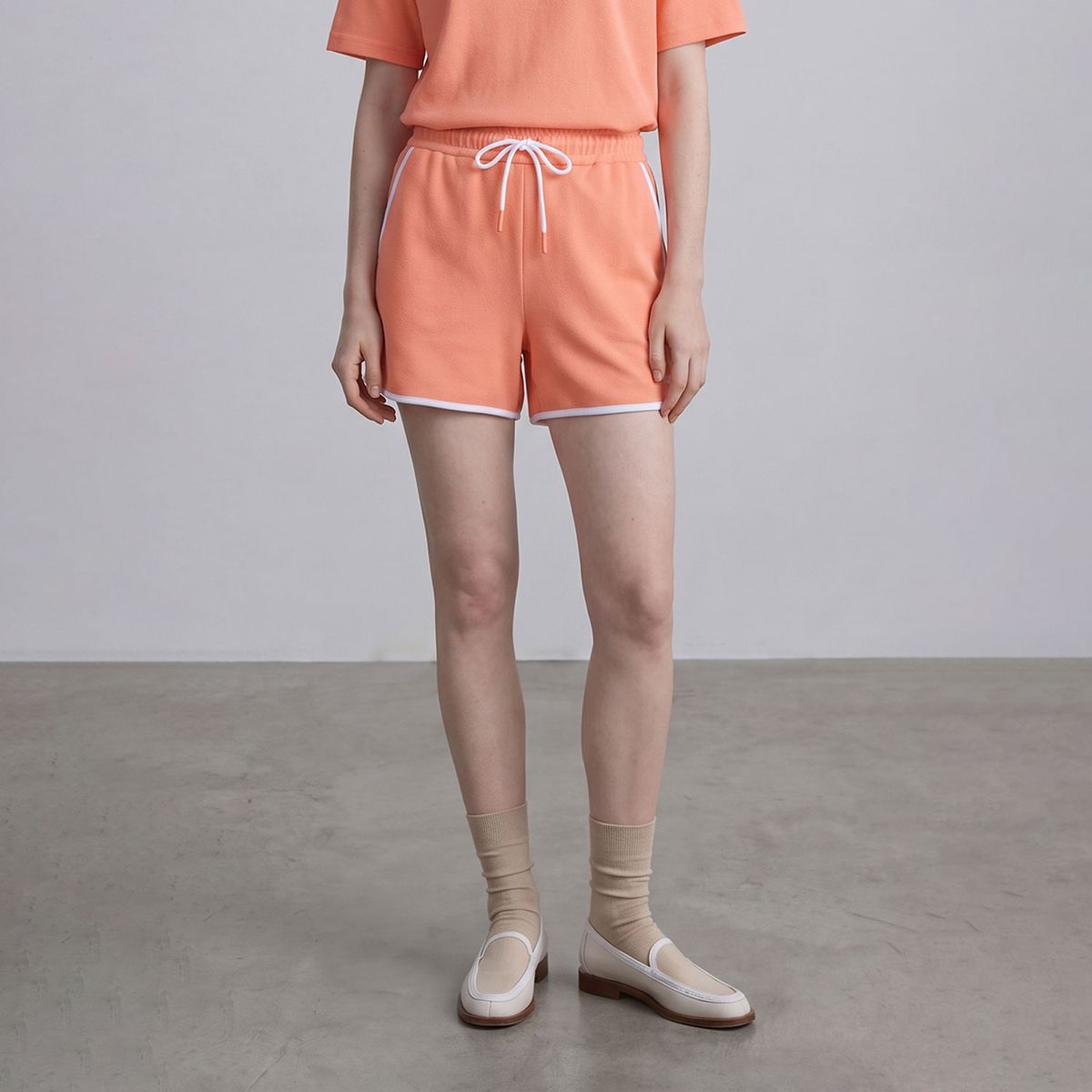 마틴골프(MARTINE GOLF) Terry String Shorts_Orange