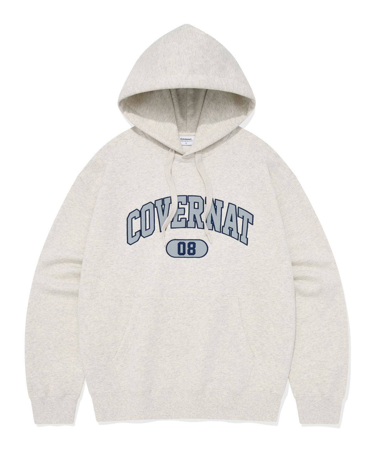 커버낫(COVERNAT) 아치 로고 후디 오트밀