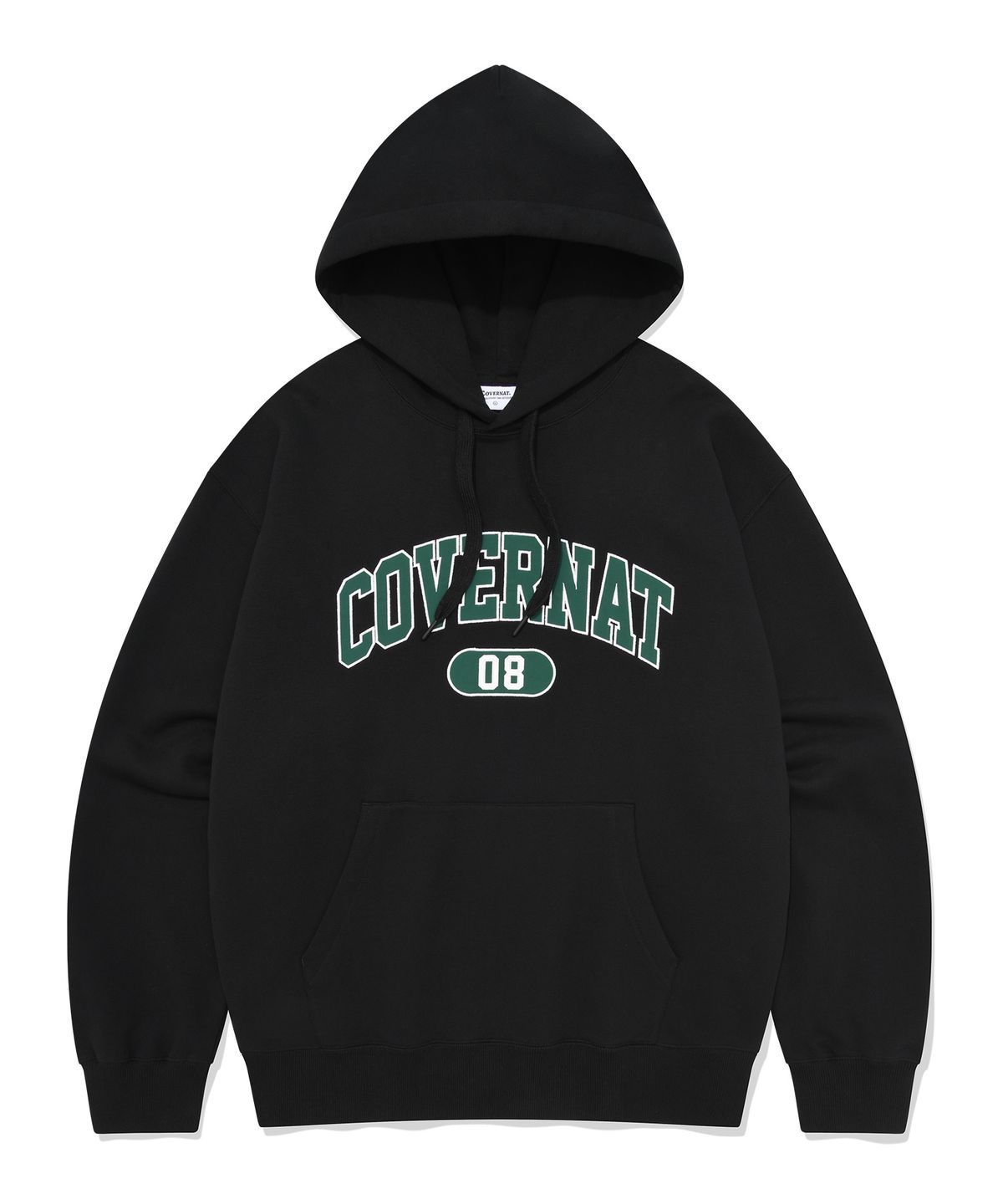 커버낫(COVERNAT) 아치 로고 후디 블랙