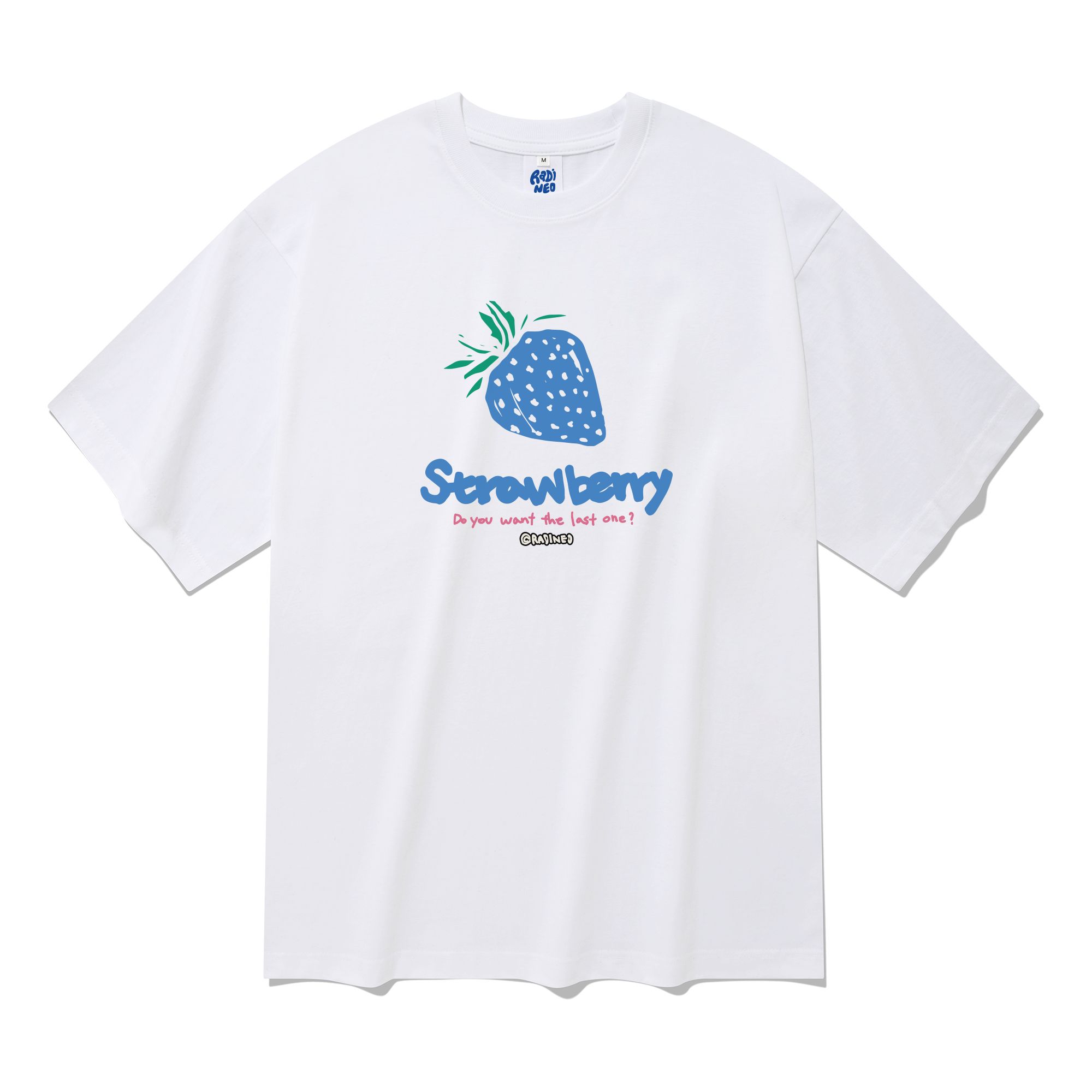 [RADINEO]★24SS★韓国人気★BLUE STRAWBERRY T-SHIRTS RADINEO]☆24SS☆韓国人気☆BLUE STRAWBERRY T-SHIRTS (RADINEO