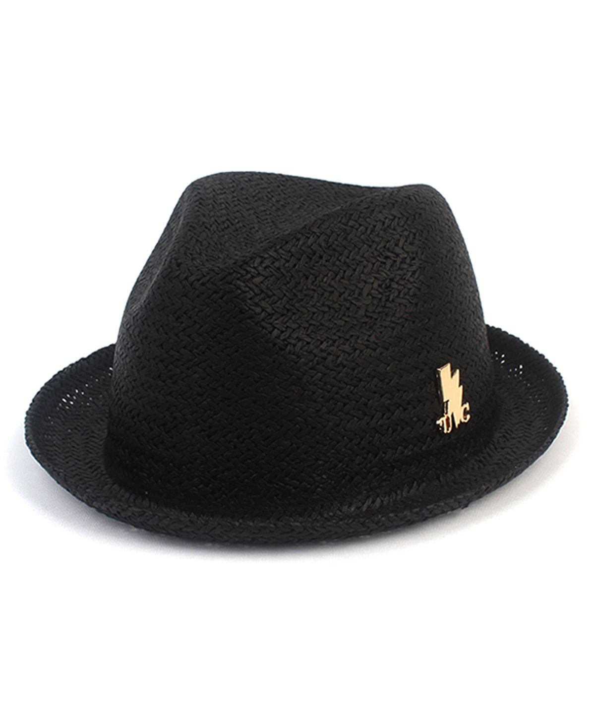 유니버셜 케미스트리(UNIVERSAL CHEMISTRY) Punk Simple Black Summer Fedora 여름페도라
