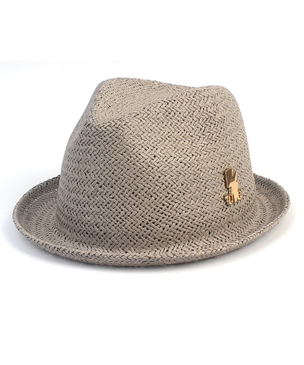 유니버셜 케미스트리(UNIVERSAL CHEMISTRY) Punk Simple Gray Summer Fedora 여름페도라