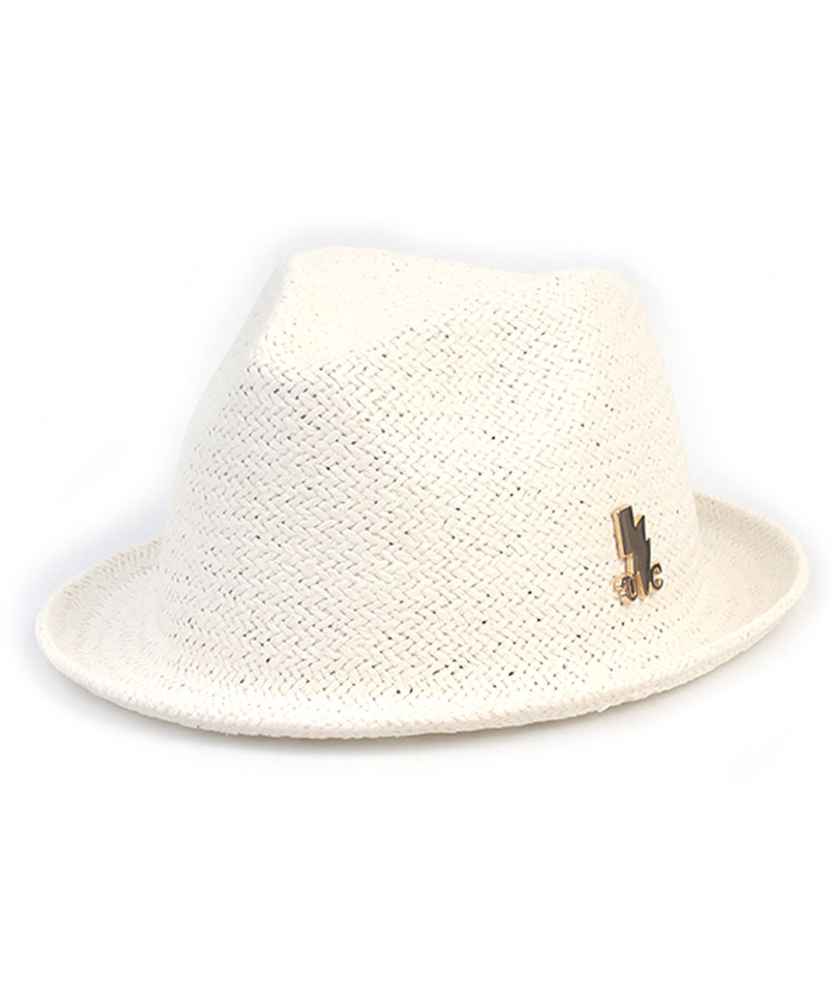 유니버셜 케미스트리(UNIVERSAL CHEMISTRY) Punk Simple White Summer Fedora 여름페도라