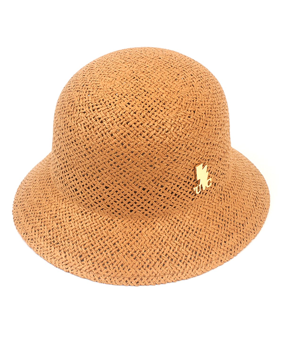 유니버셜 케미스트리(UNIVERSAL CHEMISTRY) Cool Simple Brown Cloche Hat 여름모자