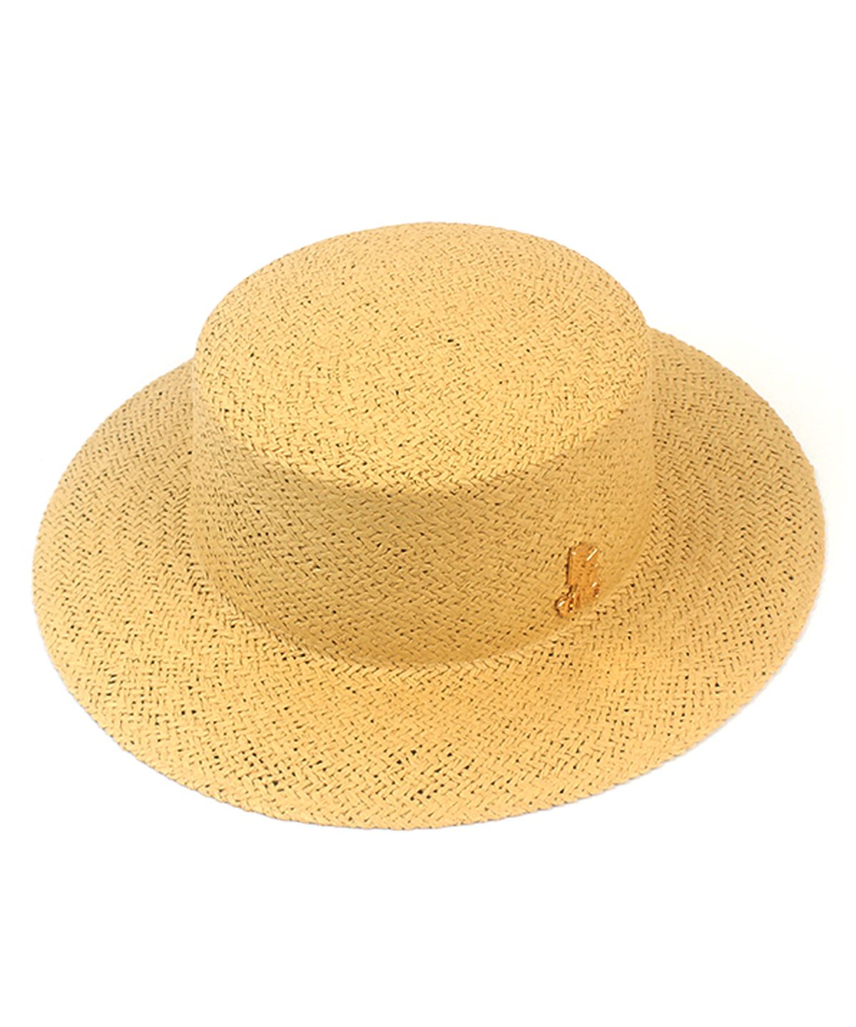 유니버셜 케미스트리(UNIVERSAL CHEMISTRY) Simple Beige Flat Panama Hat 여름모자