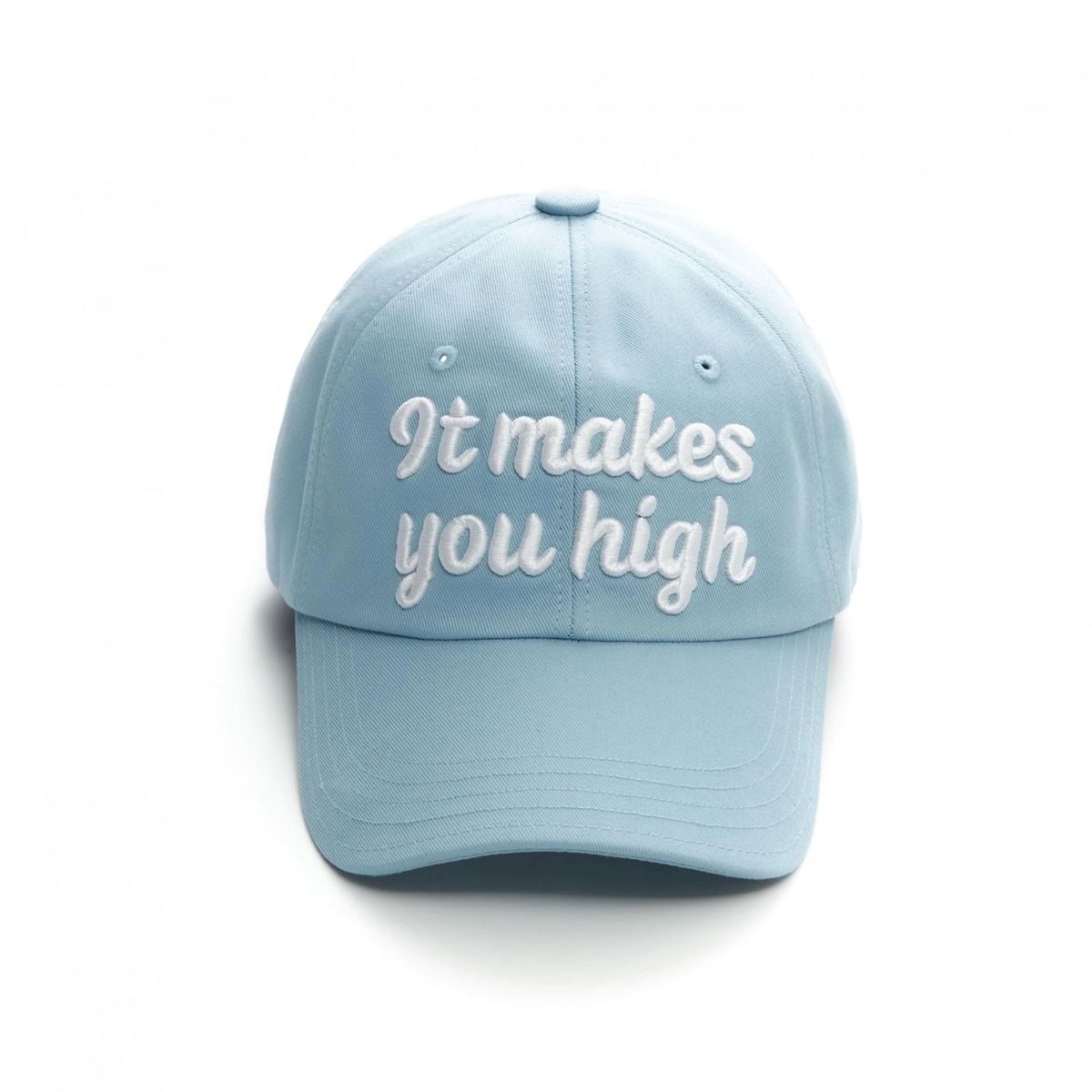 깔롱 골프(KHALHON) 볼 캡 - IT MAKES YOU HIGH (라이트 블루)