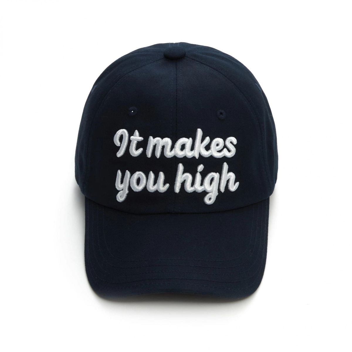 깔롱 골프(KHALHON) 볼 캡 - IT MAKES YOU HIGH (네이비)