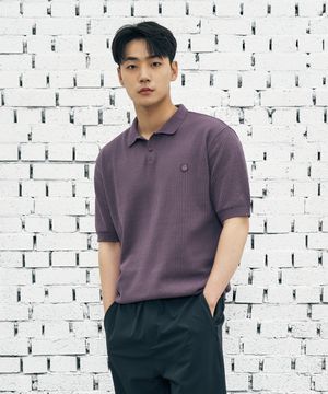 [이민재 착용] OG 스카시 와펜 니트-퍼플