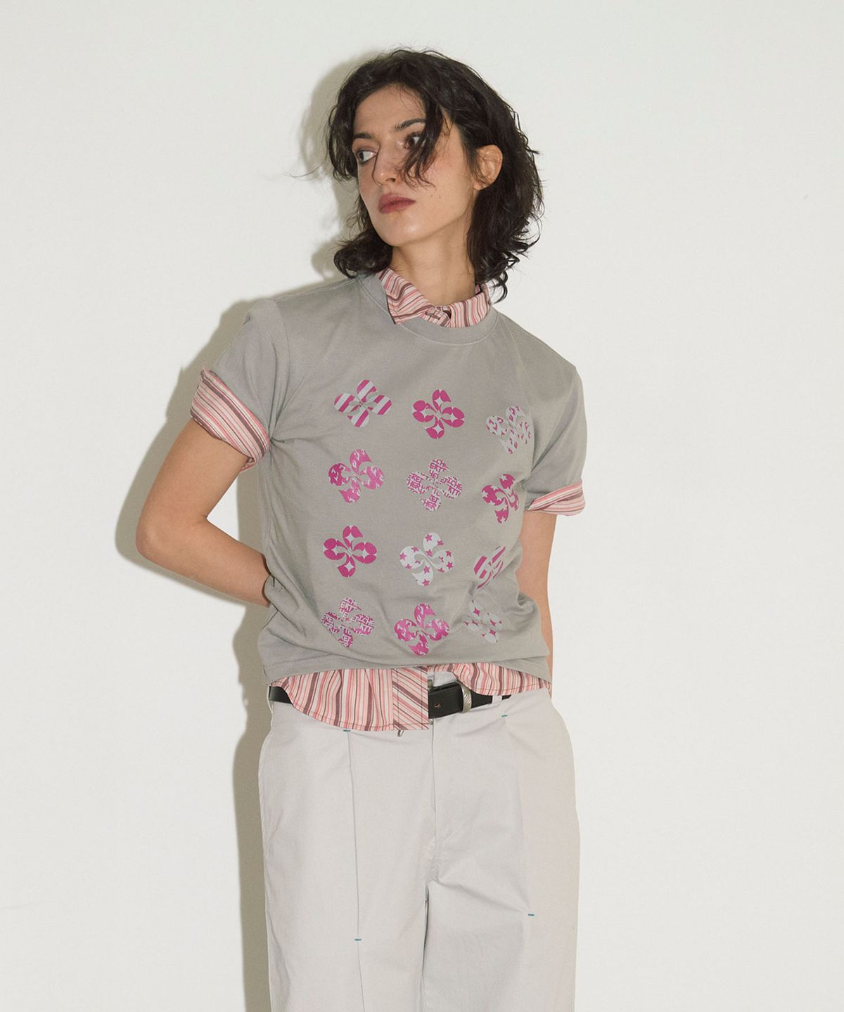 헤레틱(HERETIC) HERETIC COASTER T-SHIRT / grey