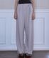 Pintuck Strap Wide Slacks [Gray]