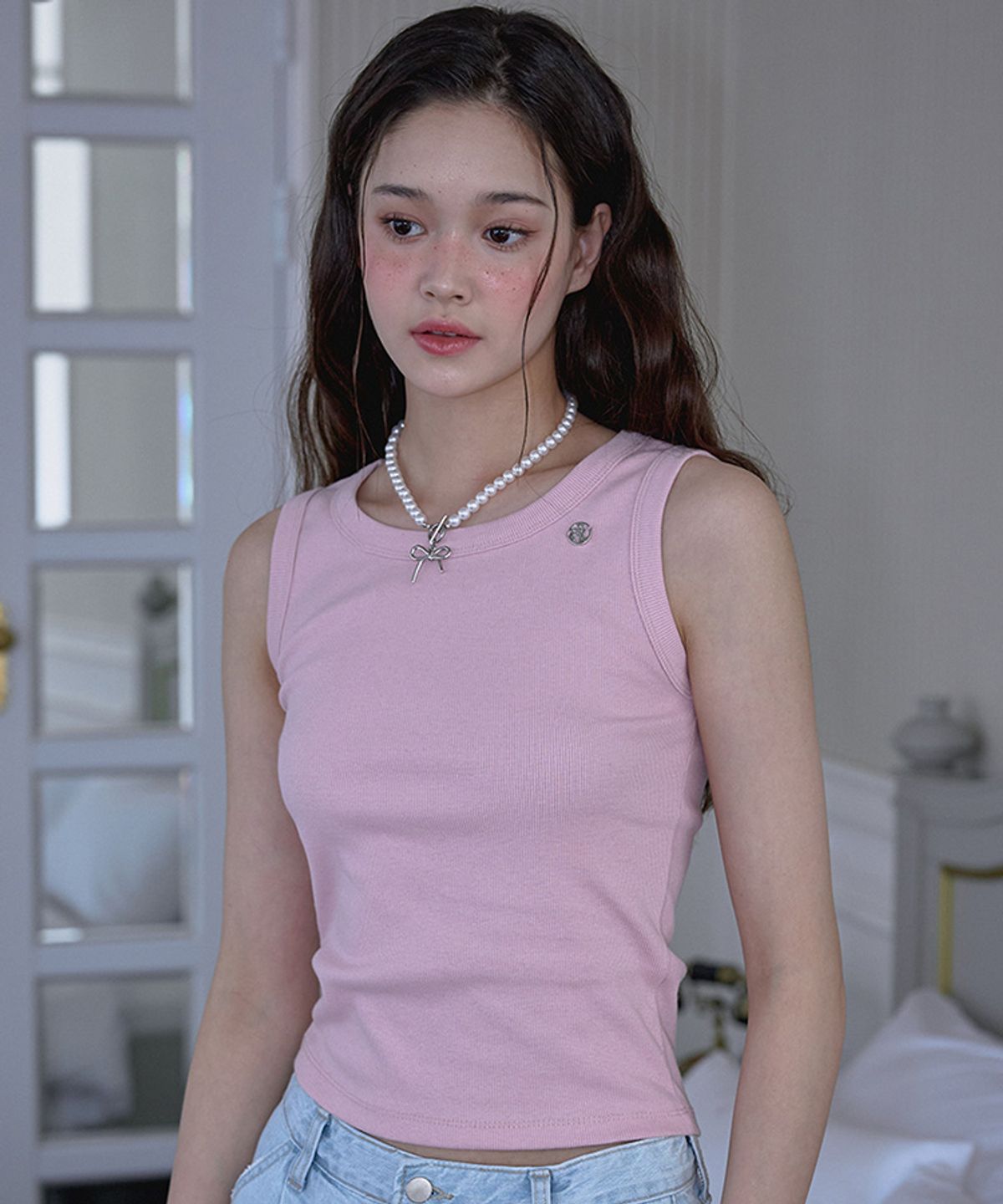 로제프란츠(ROSEFRANTZ) Silver Point Sleeveless [Pink]