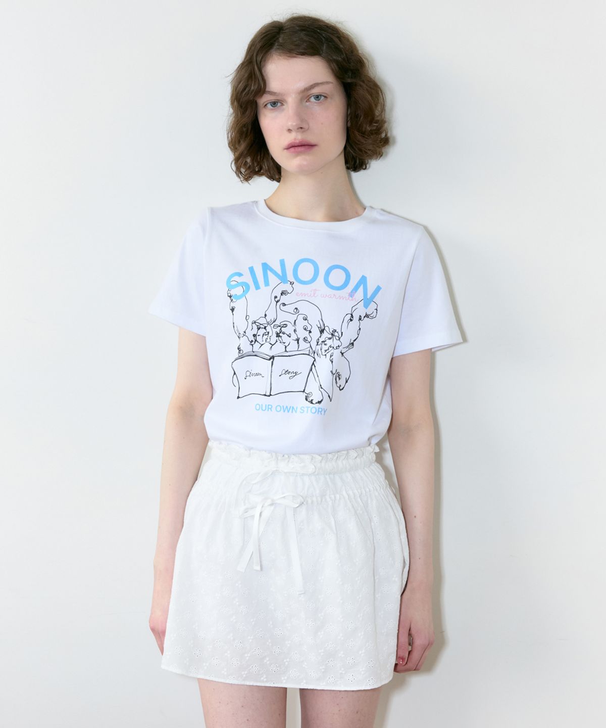 시눈(SINOON) Sinoon Angel T-Shirt (White)