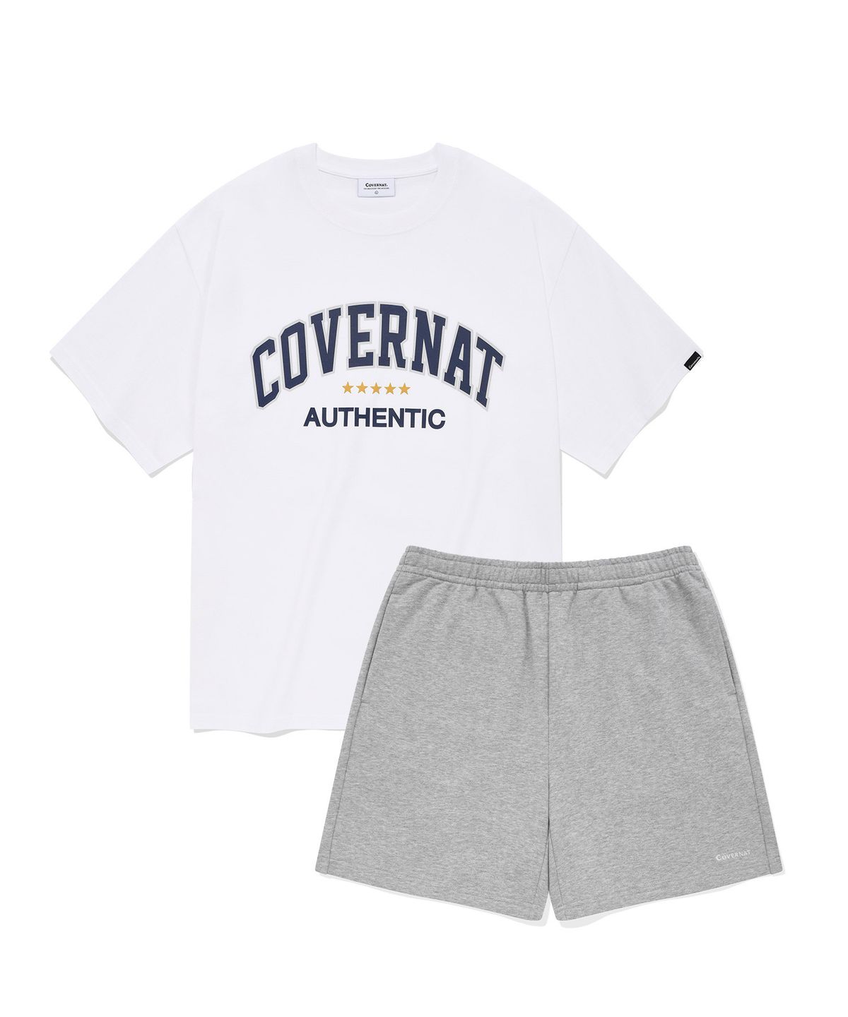 커버낫(COVERNAT) [SET] 아치 스타 티셔츠 셋업