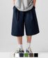슬렉 원턱 하프팬츠 네이비 YKSP1451