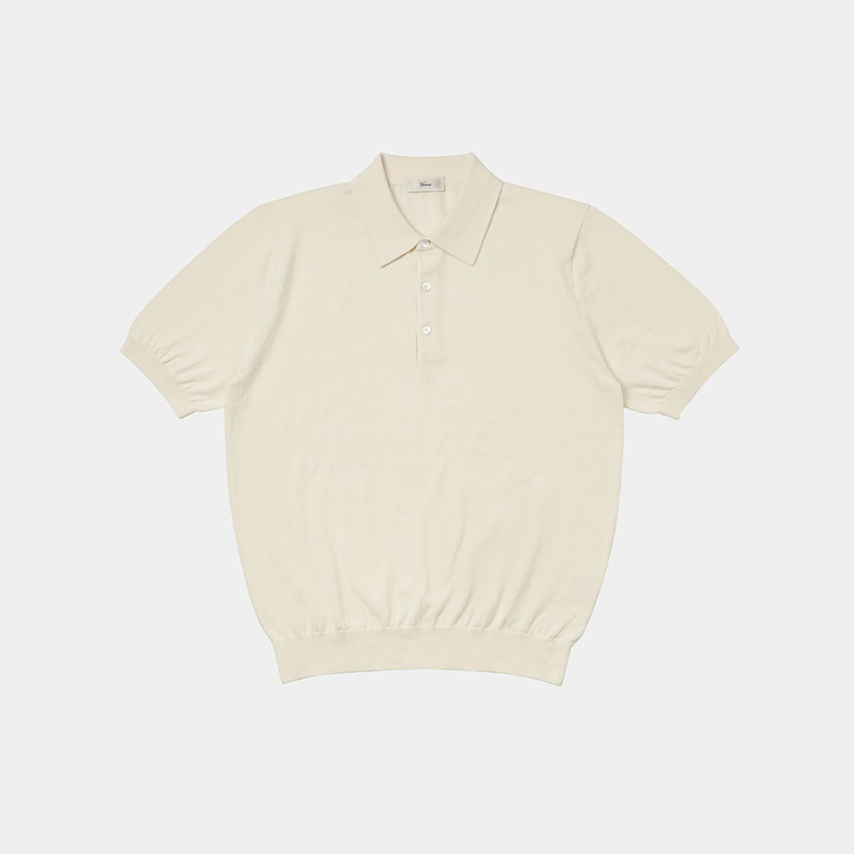 베르노(VERNO) 24SS Essential Polo Knit Ivory