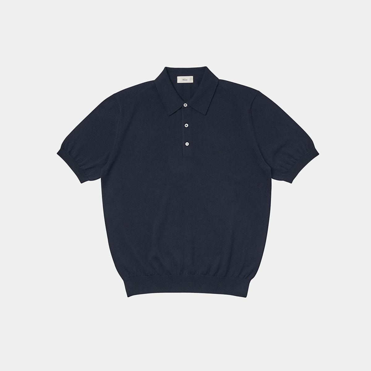 베르노(VERNO) 24SS Essential Polo Knit Navy