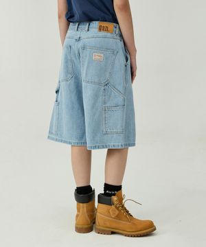 버나드 7907 카펜터 버뮤다 라이트인디고 쇼츠팬츠