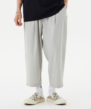 L2 원턱 세미 와이드 크롭 팬츠