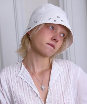 아일렛 버킷햇 STAND BUCKET / M EYELET / WHITE