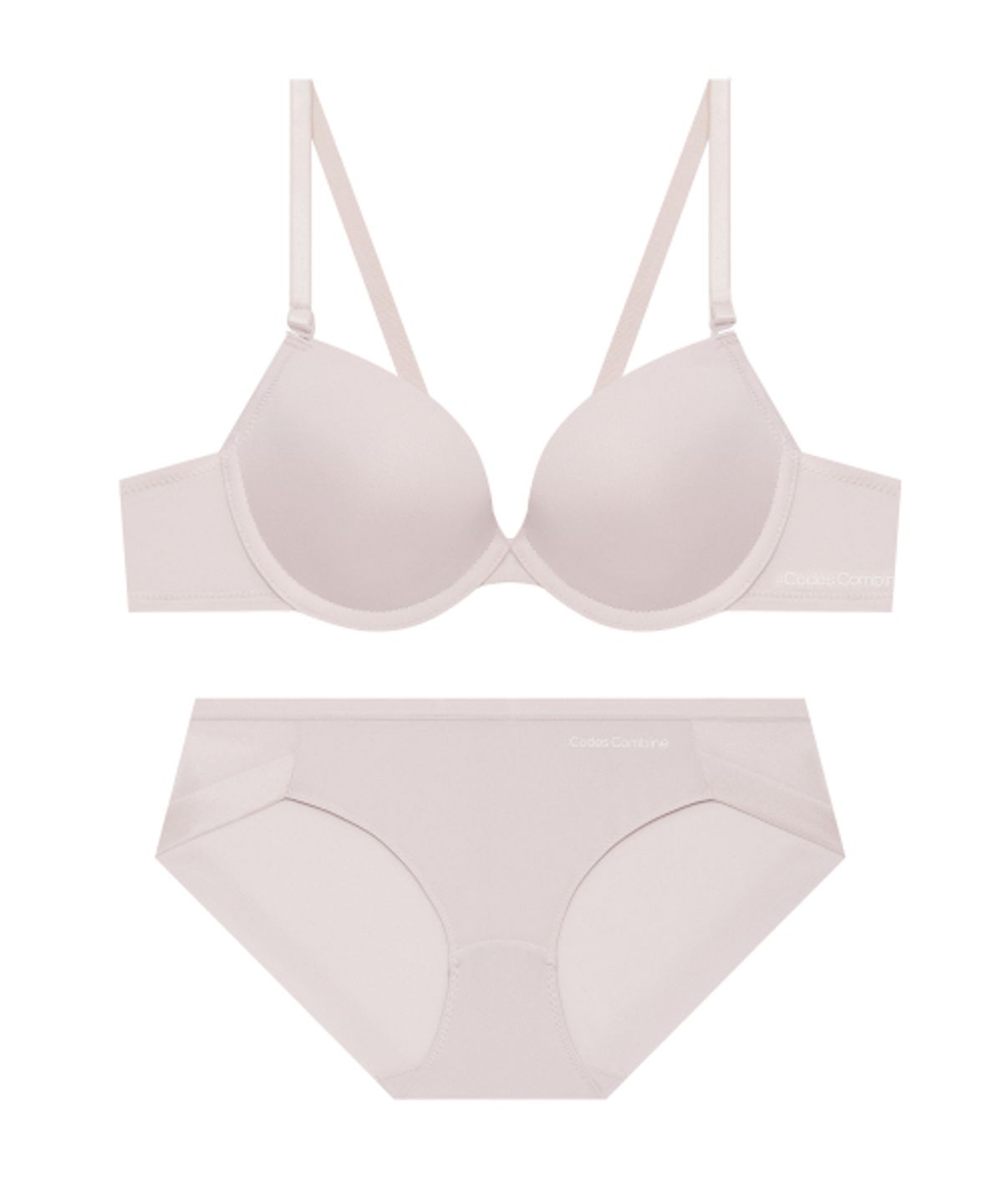 코데즈컴바인 이너웨어(CODES COMBINE INNERWEAR) 에센셜 에어로쿨 브라팬티세트_라이트스킨