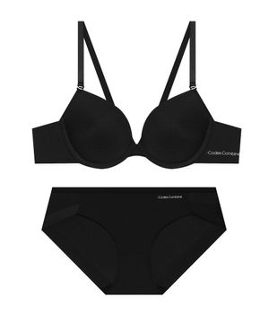 에센셜 에어로쿨 브라팬티세트_블랙