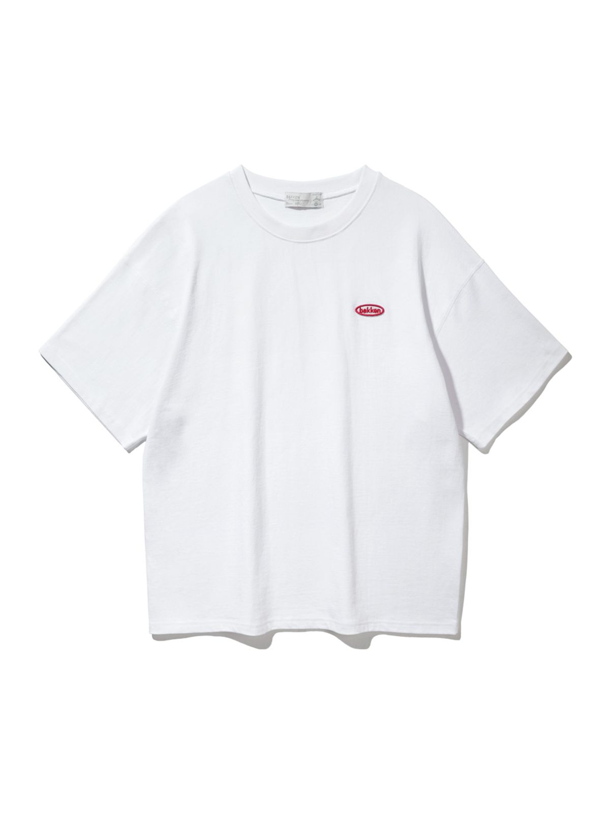 바켄(BAKKEN) Minimal logo 반팔티셔츠 BK3981_화이트