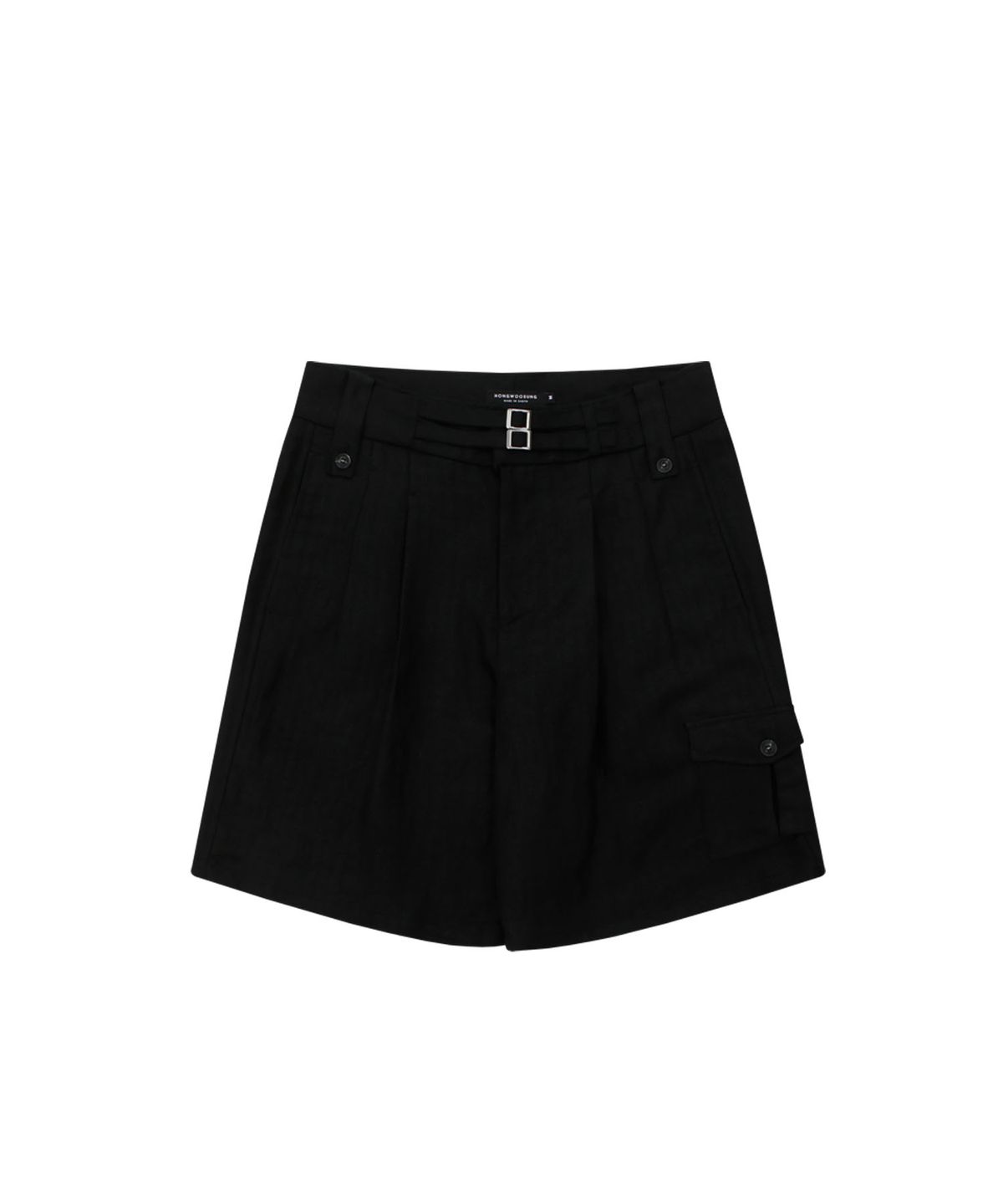 홍우성(HONGWOOSUNG) UNIFORM SHORTS_BLACK