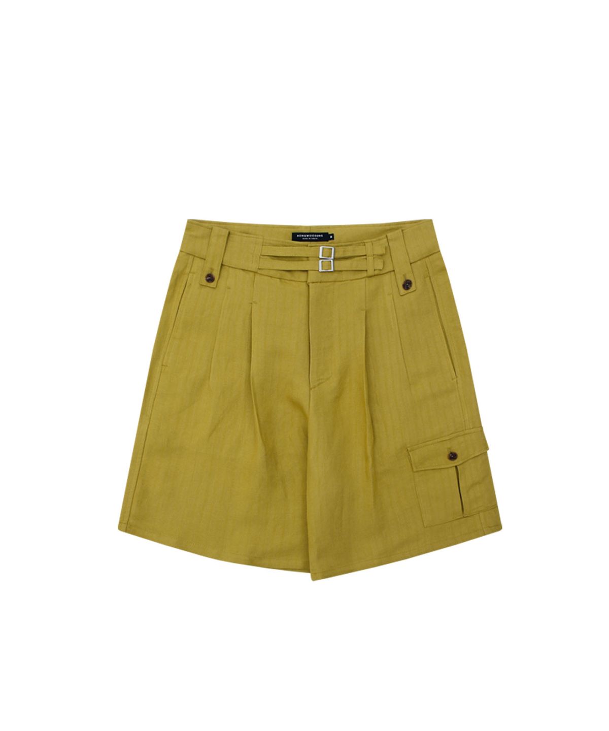 홍우성(HONGWOOSUNG) UNIFORM SHORTS_MUSTARD