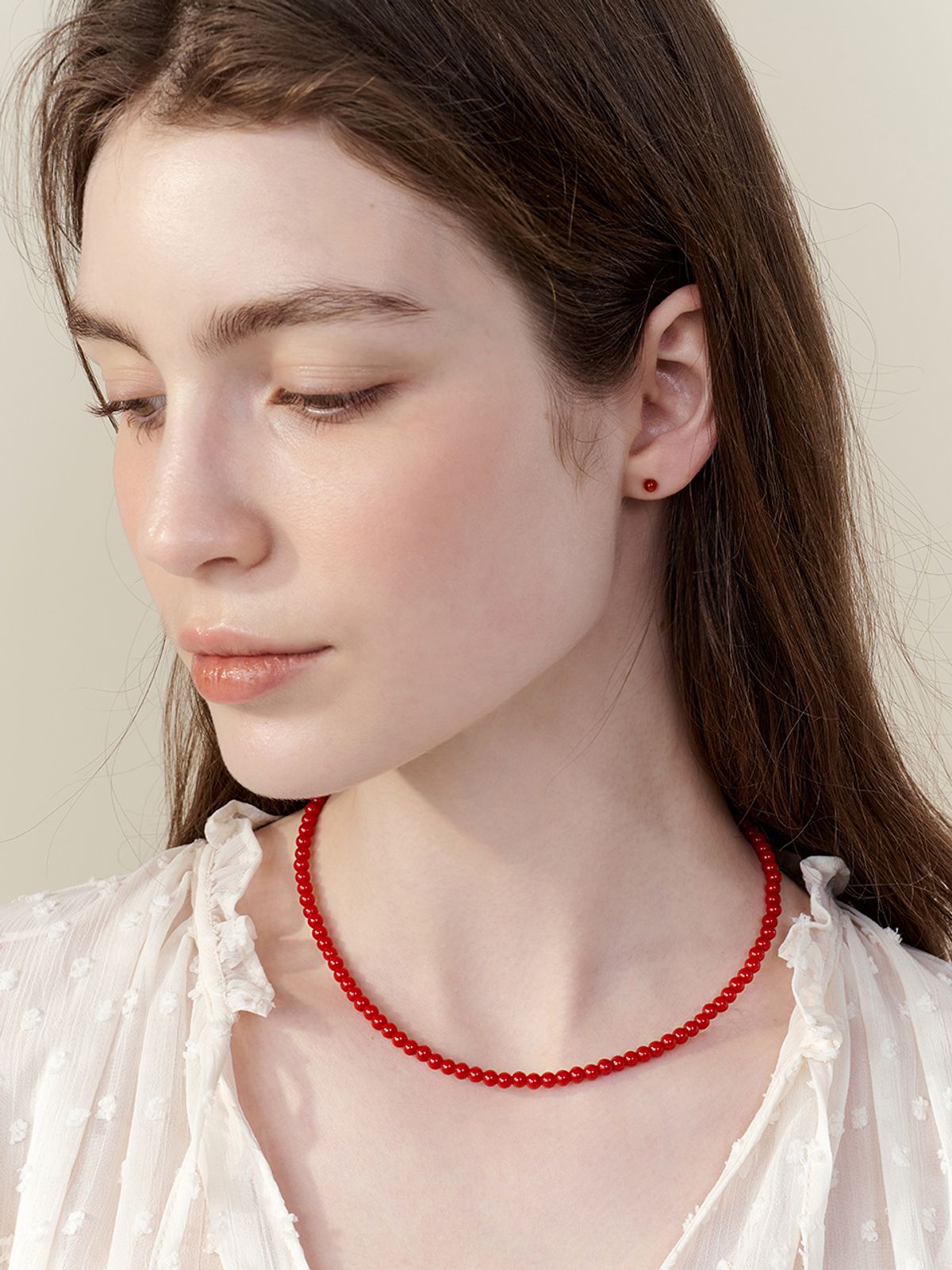 헤이(HEI) berry fruit necklace