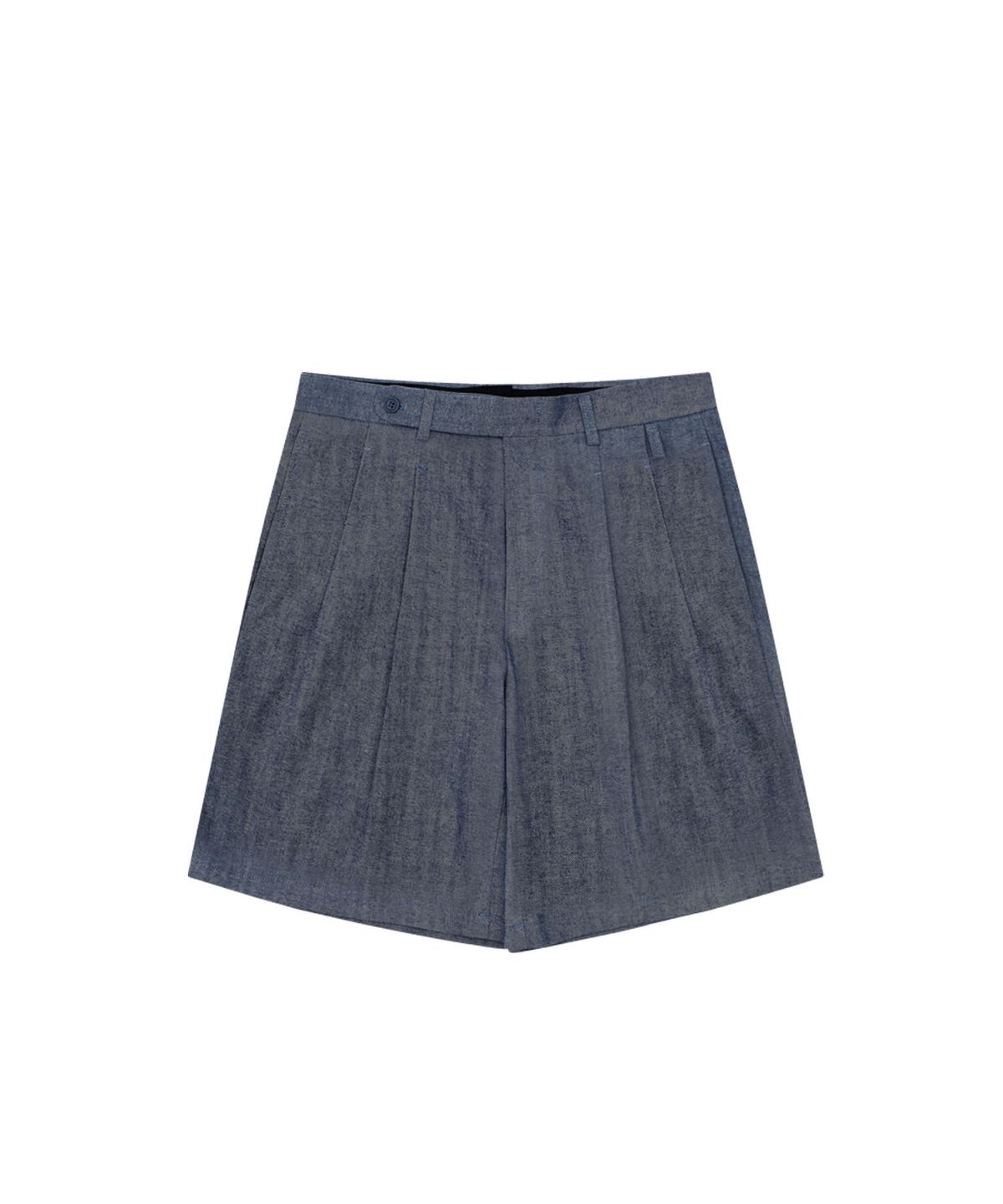 홍우성(HONGWOOSUNG) 2TUCKS DENIM SHORTS_INDIGO