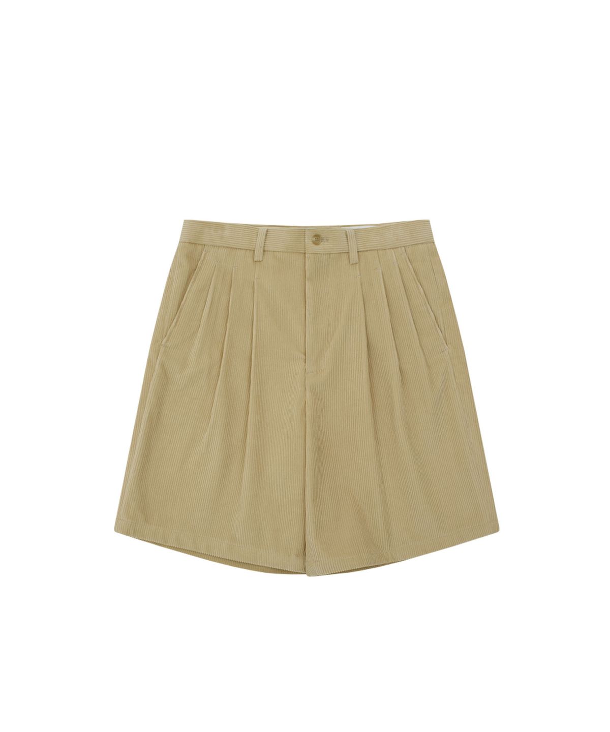 홍우성(HONGWOOSUNG) 3TUCKS SHORTS_IVORY