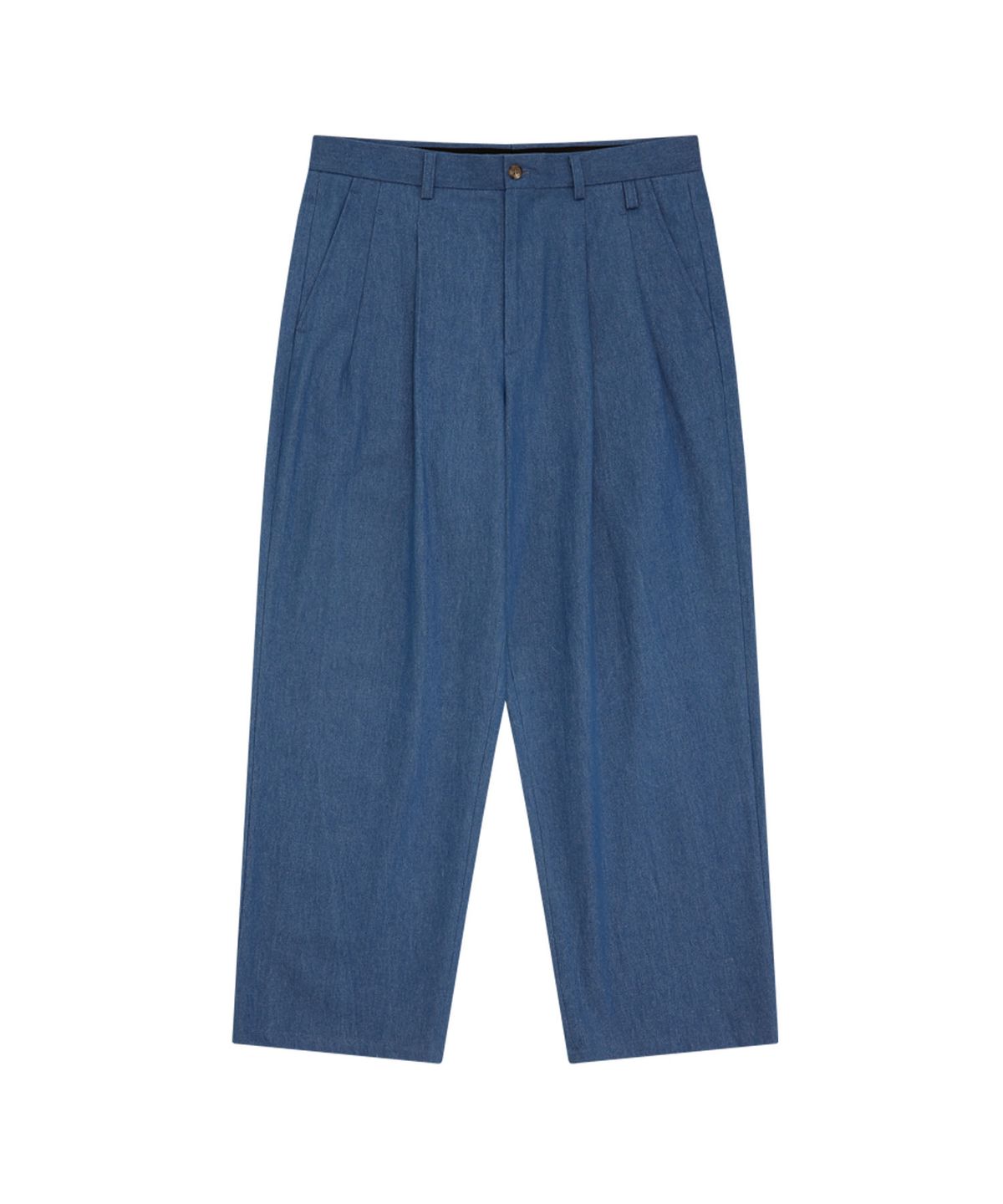홍우성(HONGWOOSUNG) TAPERED FIT TROUSERS_LIGHT BLUE