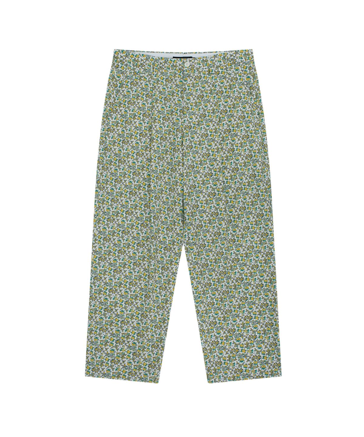 홍우성(HONGWOOSUNG) TAPERED 1 TUCK TROUSERS_YELLOW