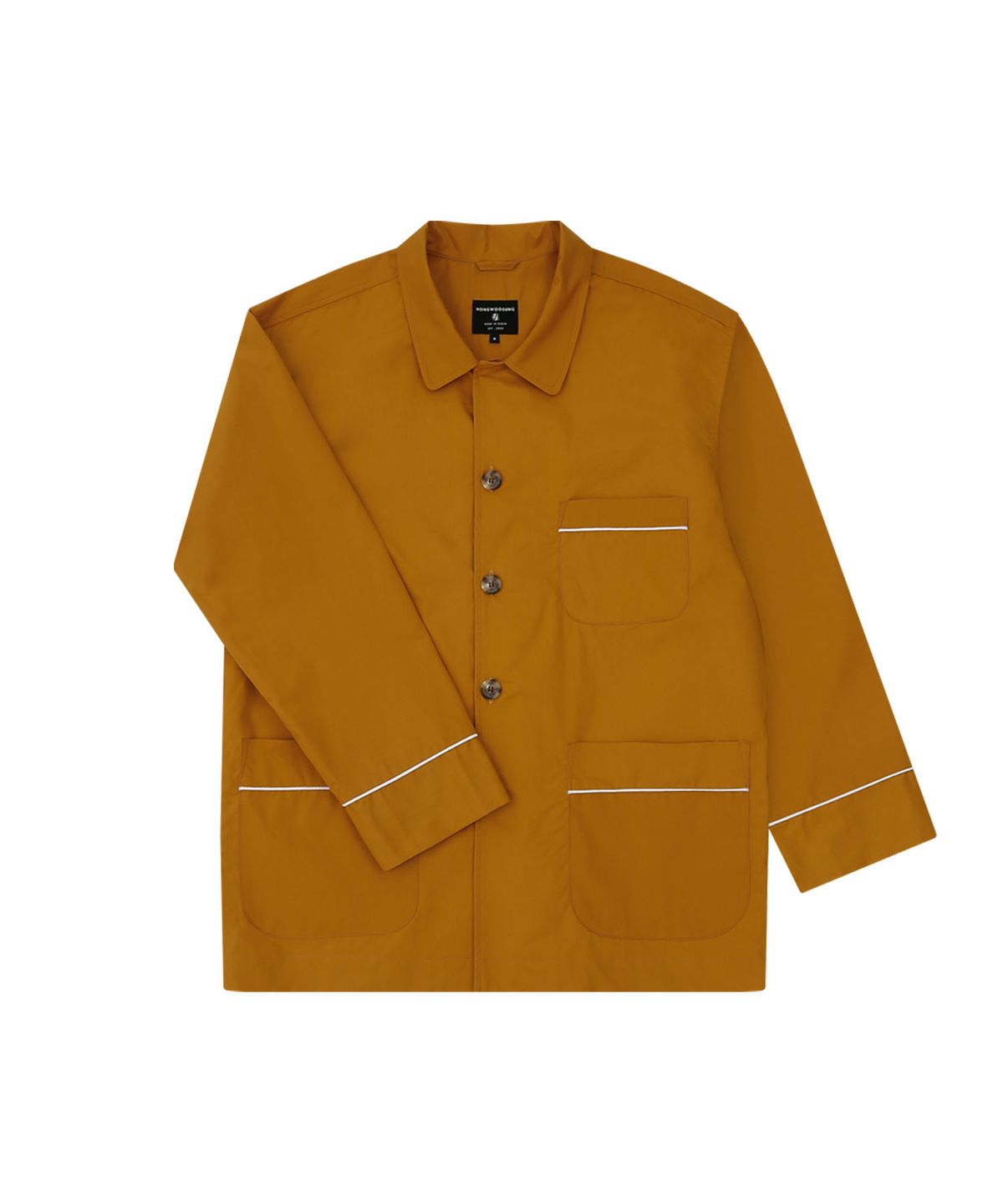 홍우성(HONGWOOSUNG) PATTERNED OUTSIDE PAJAMA_MUSTARD