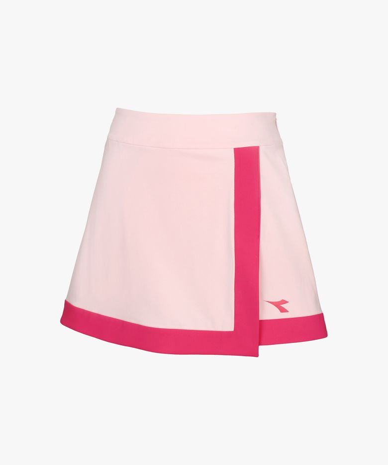 크로스코트 콘트라스트 스커트 PINK