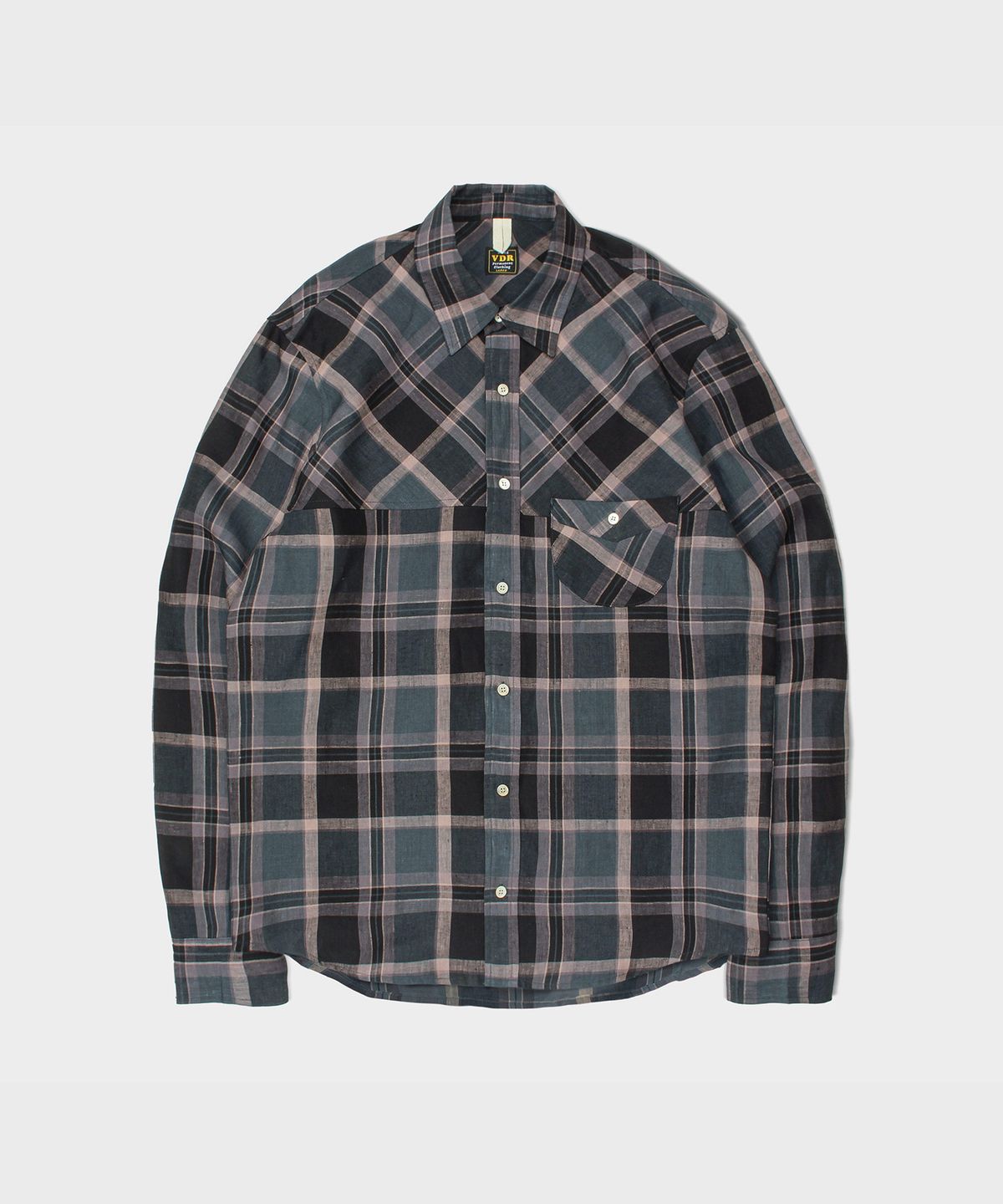비디알(VDR) LINEN SHIRTS [Rain Forest]