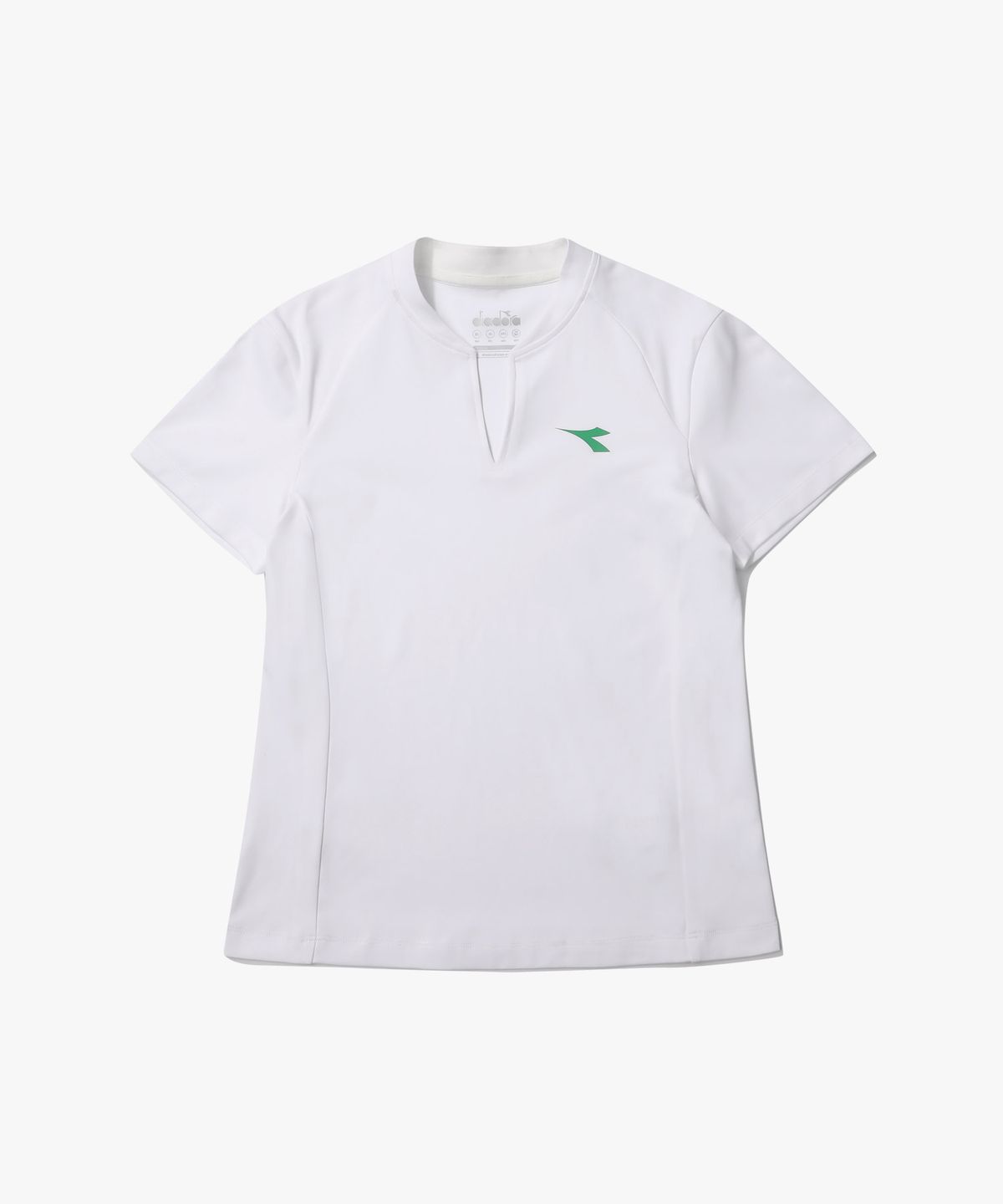 디아도라(diadora) 크로스코트 퍼포밍 카라 반팔 티셔츠 우먼 IVORY