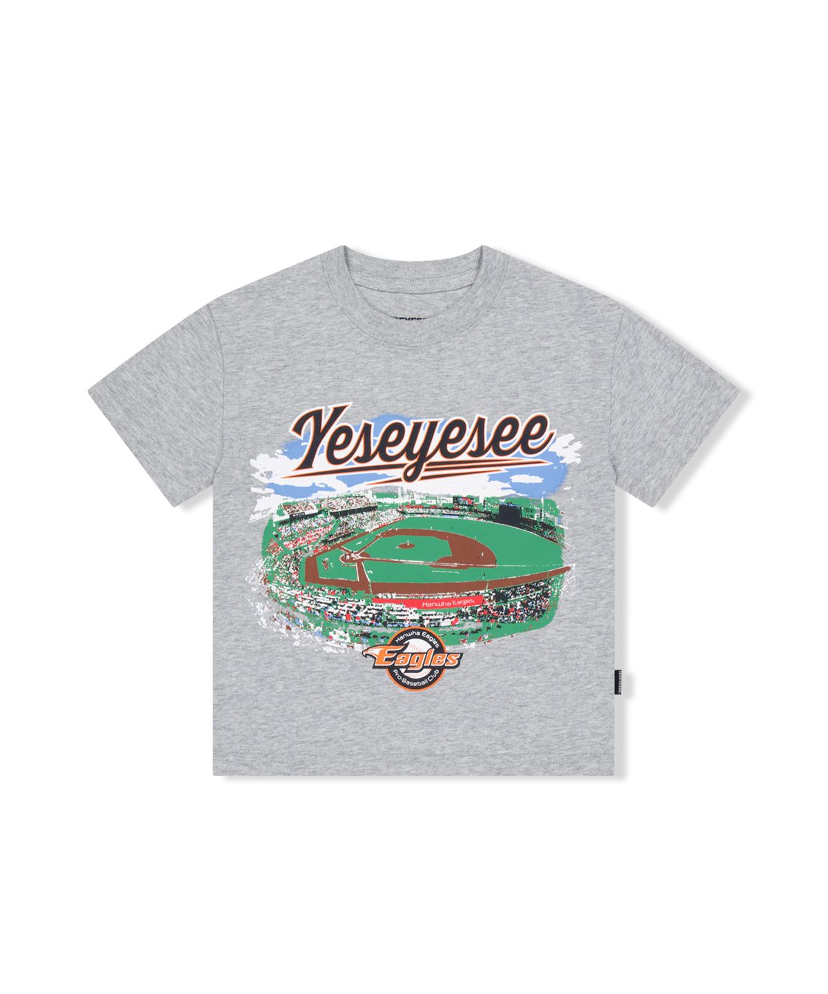 예스아이씨(YESEYESEE) Y.E.S Eagles Park Kids Tee Grey