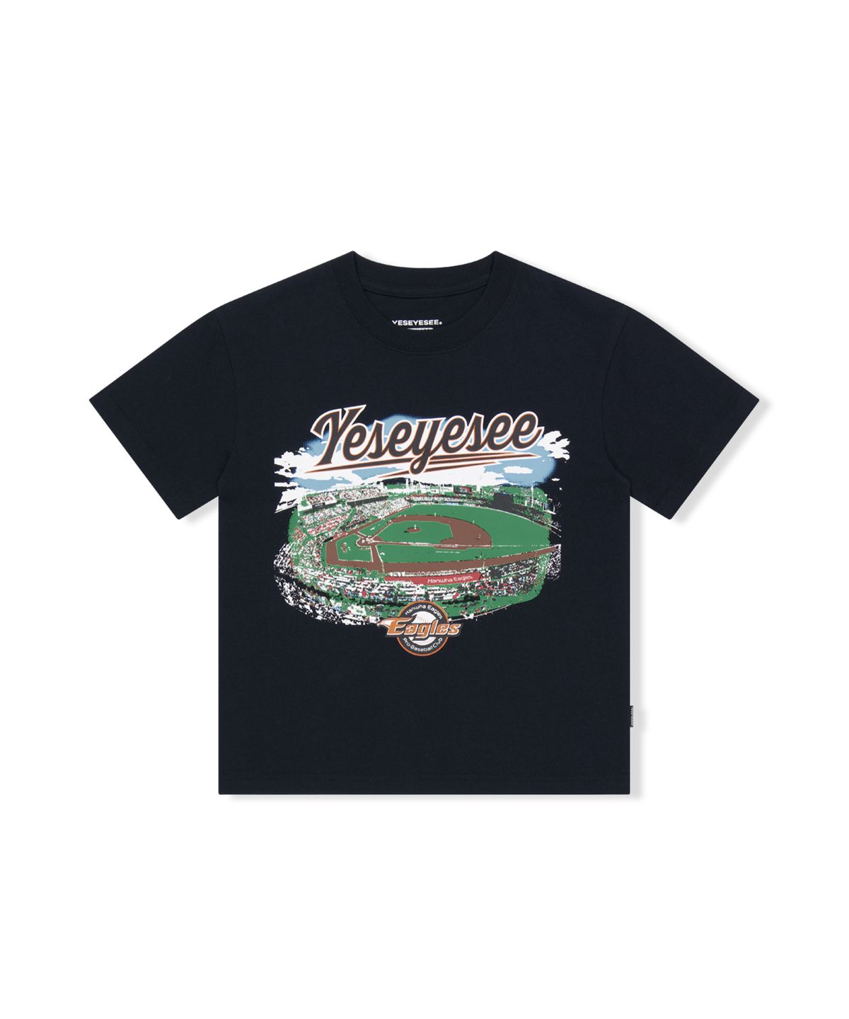 예스아이씨(YESEYESEE) Y.E.S Eagles Park Kids Tee Black