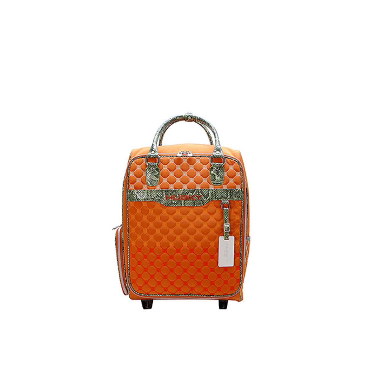 허스키(HUSKY) 그라데이션 자수 캐리어 HKT-9673 ORANGE