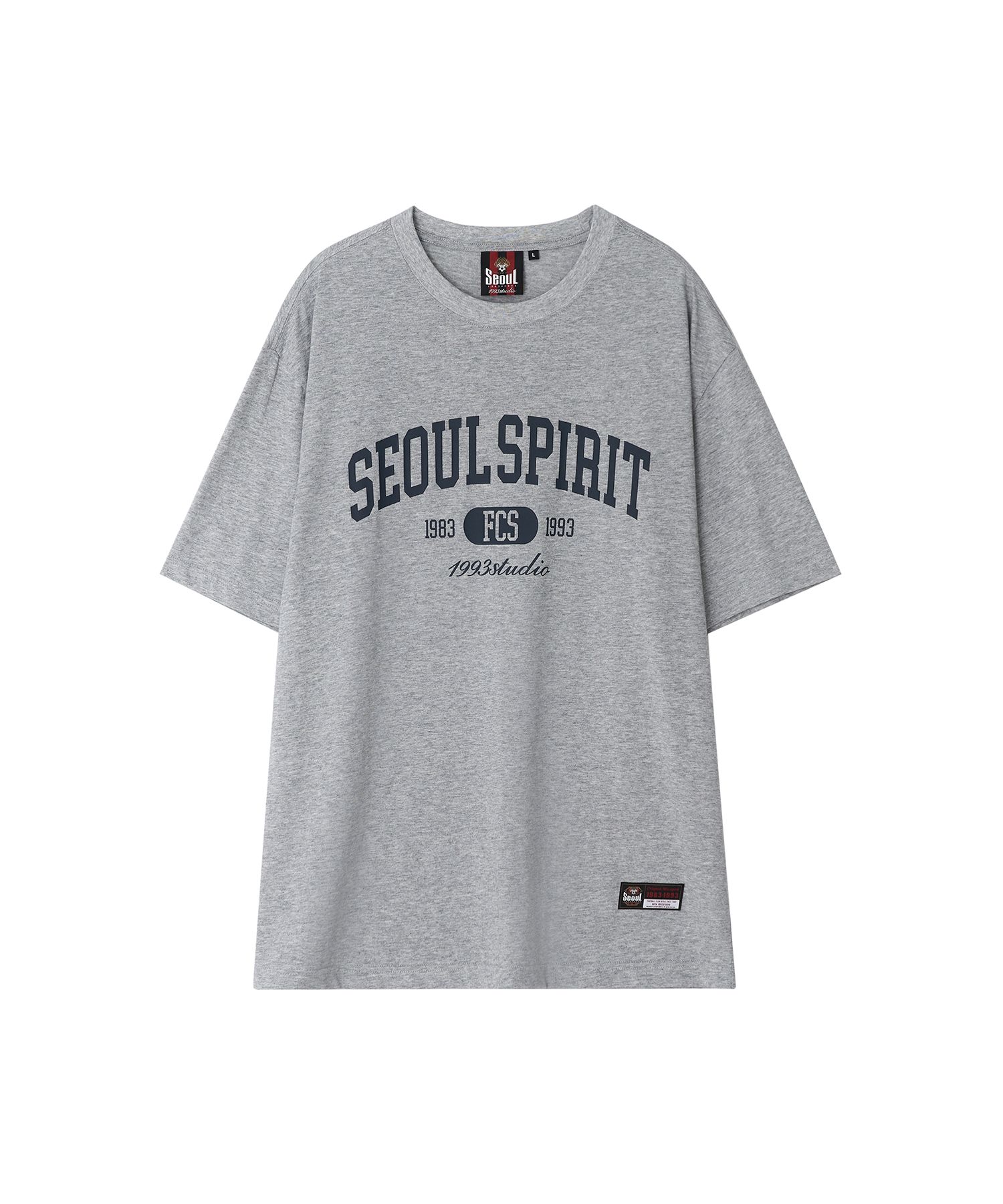 ◇1993studio◇ FC Seoul Seoul Park T-Shirt Light Gray MUSINSA | 1993STUDIO [FC Seoul] Seoul Park T-shirt_light gray