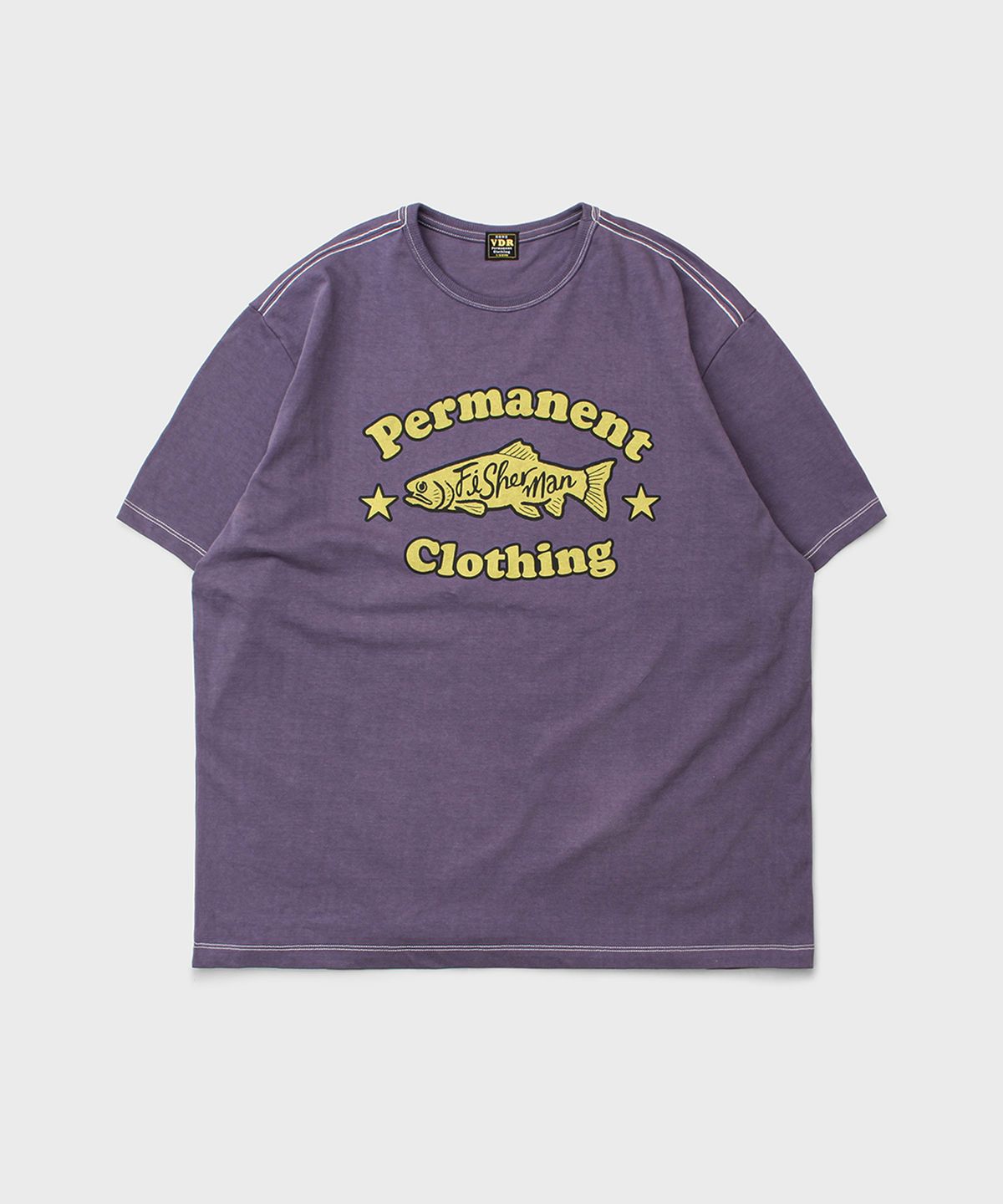 비디알(VDR) FISHERMAN T-SHIRT [Vintage Purple]