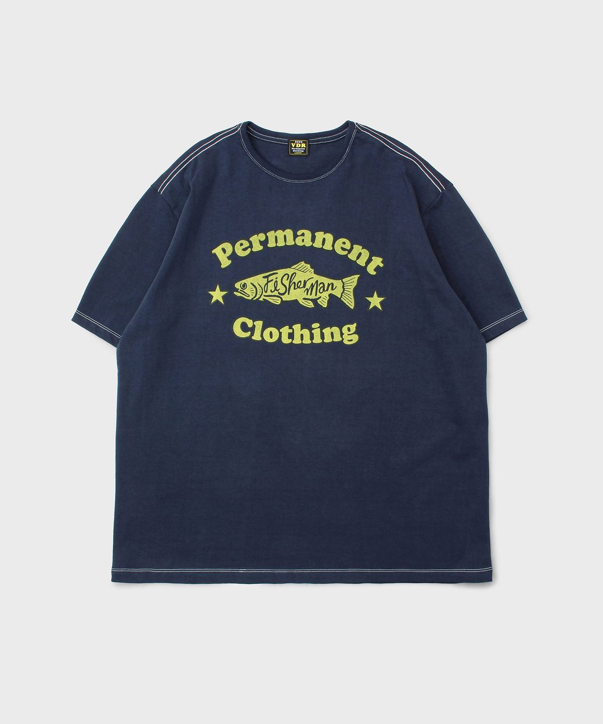 비디알(VDR) FISHERMAN T-SHIRT [Sailor Blue]