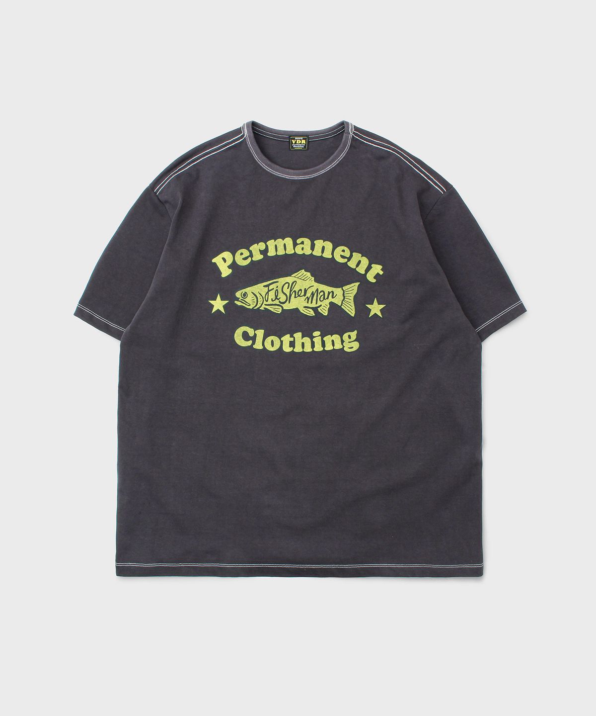 비디알(VDR) FISHERMAN T-SHIRT [Stone Gray]