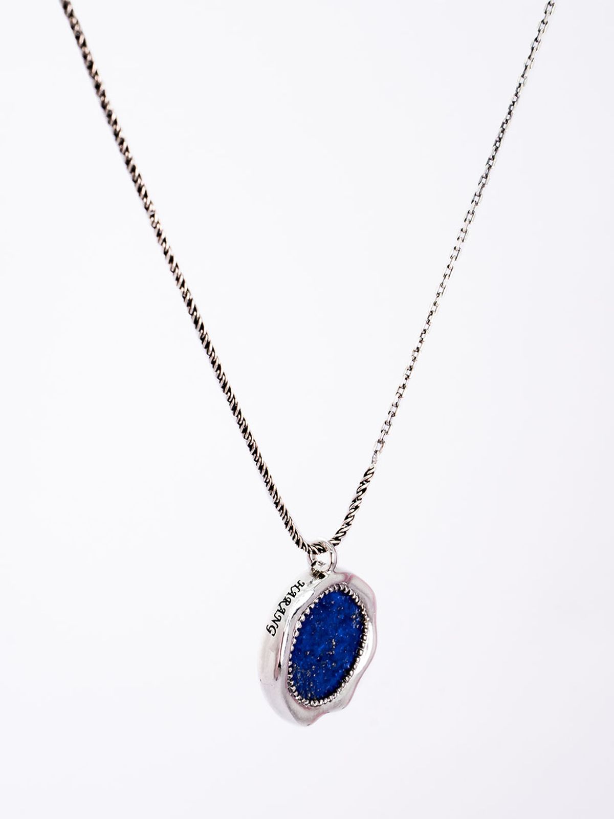 하랑(HARANG) HR 280N_Lapis Lazuli Silver Pendant Necklace