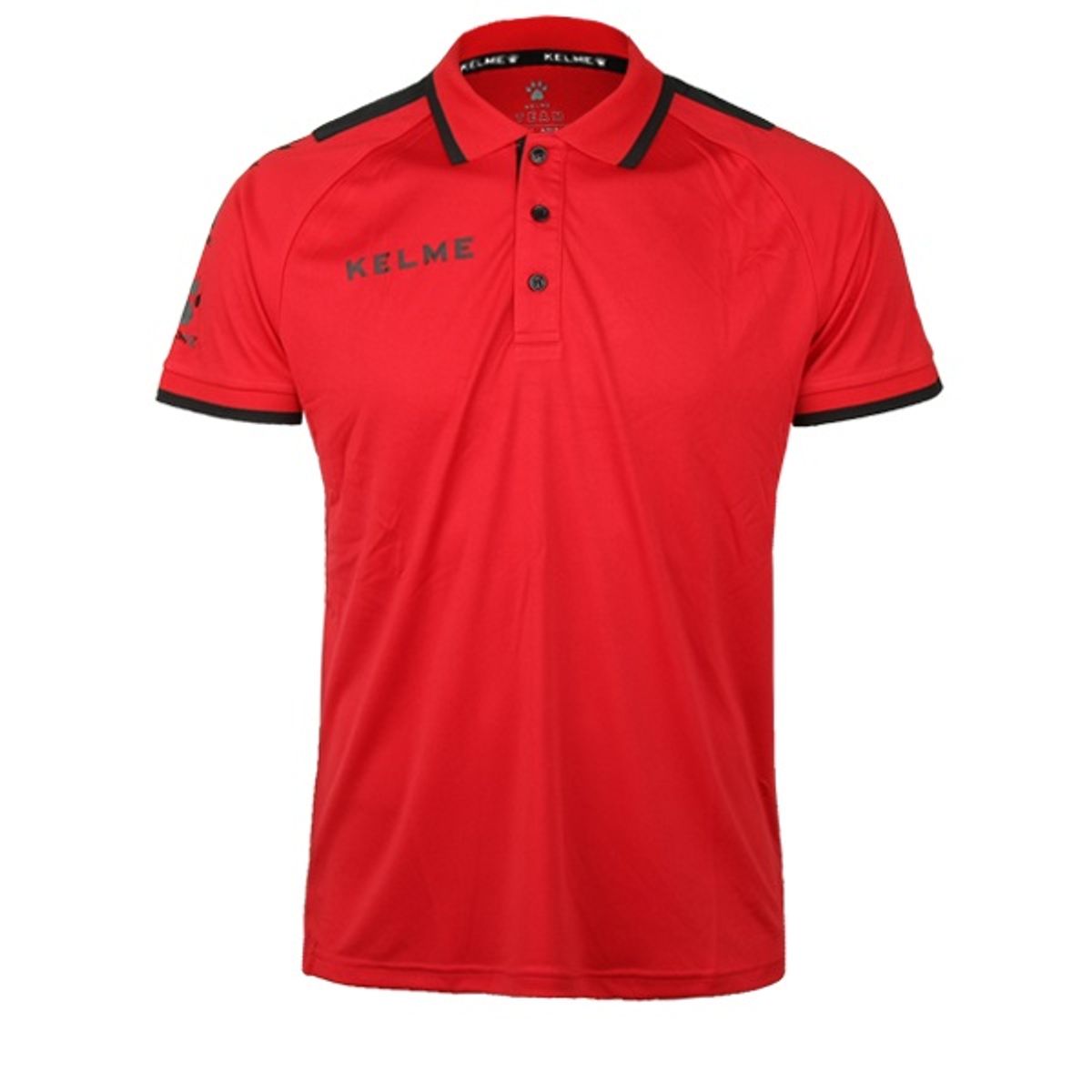 켈미(KELME) 3871004 스포츠 폴로 티셔츠 Red/Black