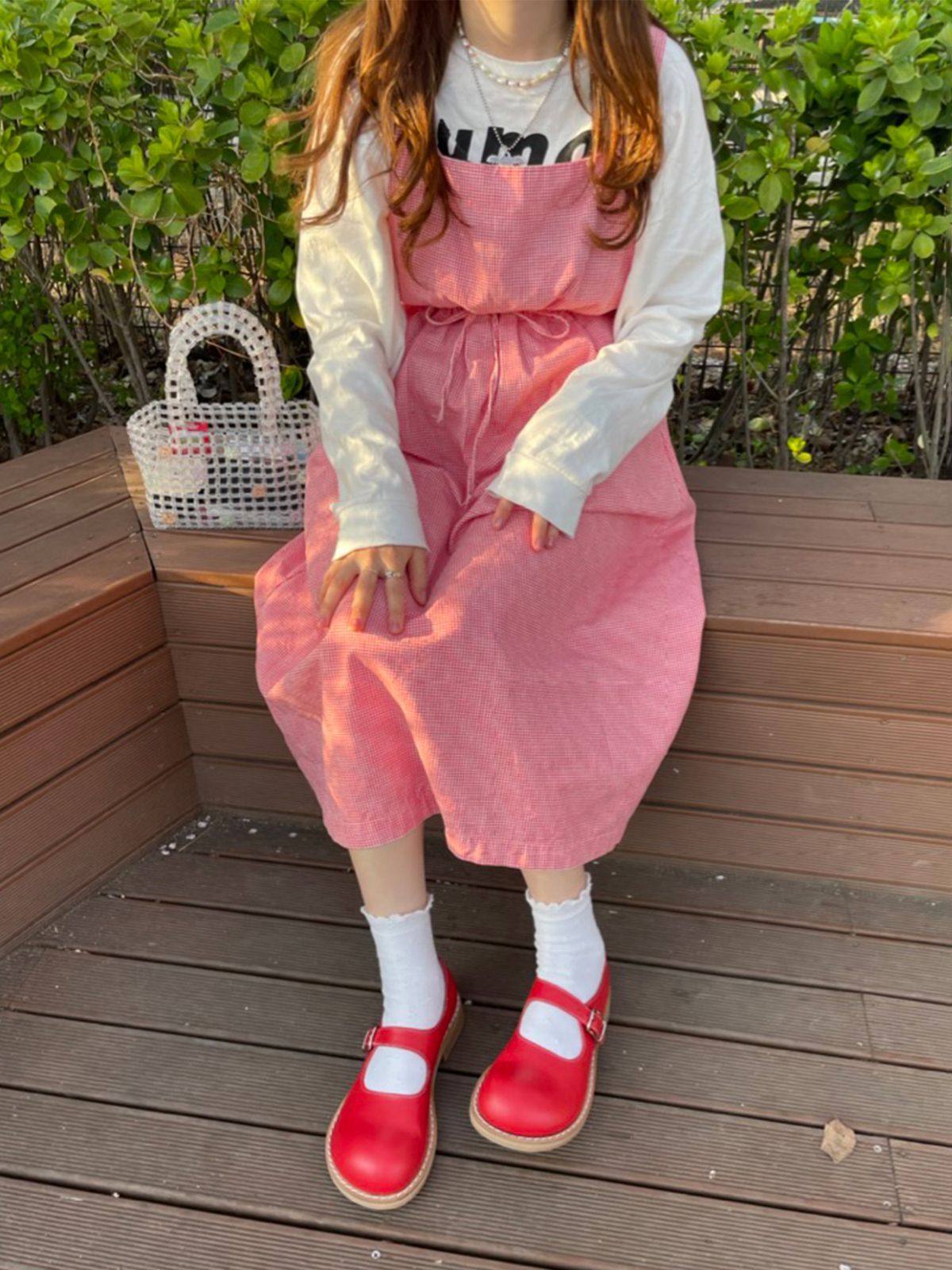 히푸(hippu) Strap Shoes Women [Red]
