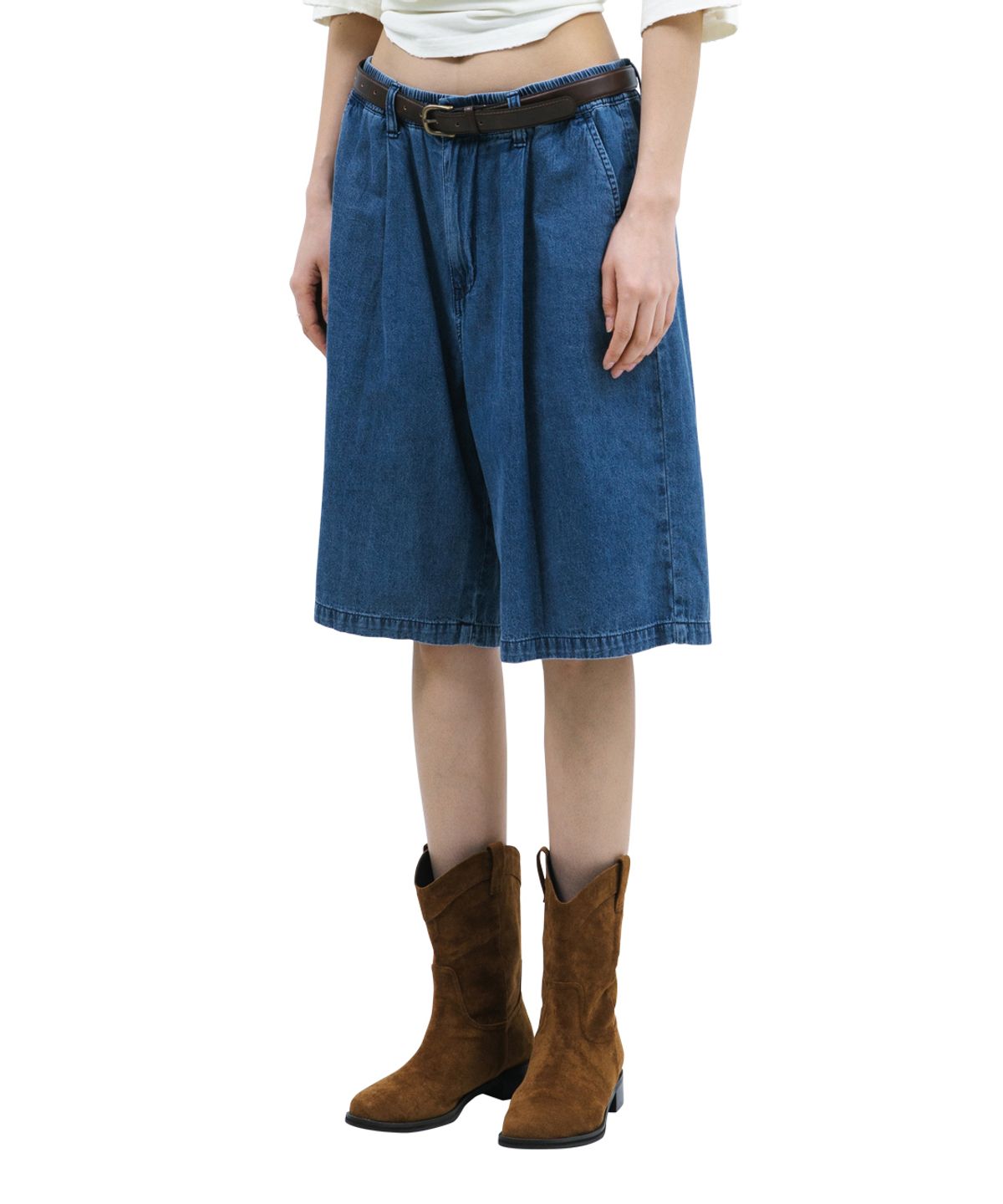 빅유니온(BIG UNION) EASY DENIM SHORTS / BLUE DENIM