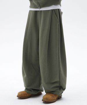 TWO TUCK LONG PANTS [KHAKI]